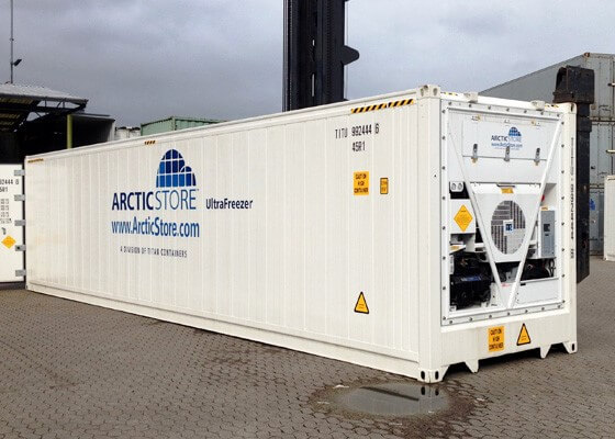 Lej en frysecontainer - levering i hele Danmark