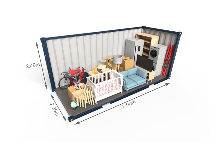 Self Storage - 20-fods container