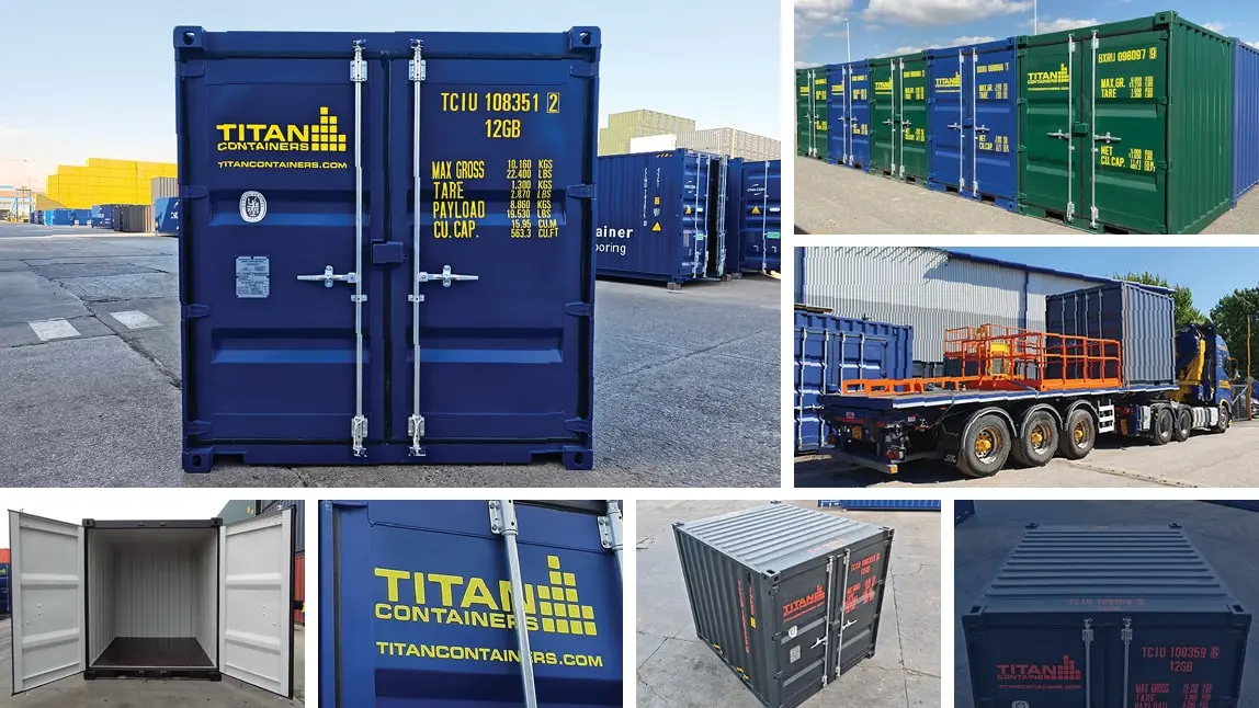 10-fods skibscontainere til leje og salg