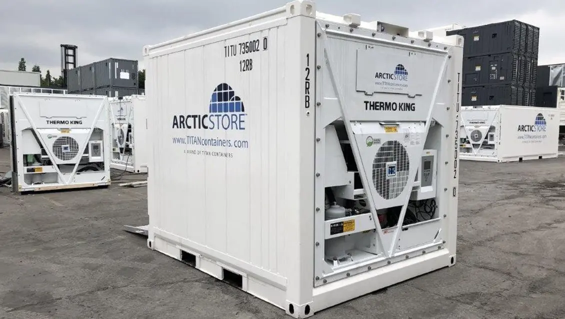 10ft ArcticStore Kølecontainer - Køleopbevaring til udlejning