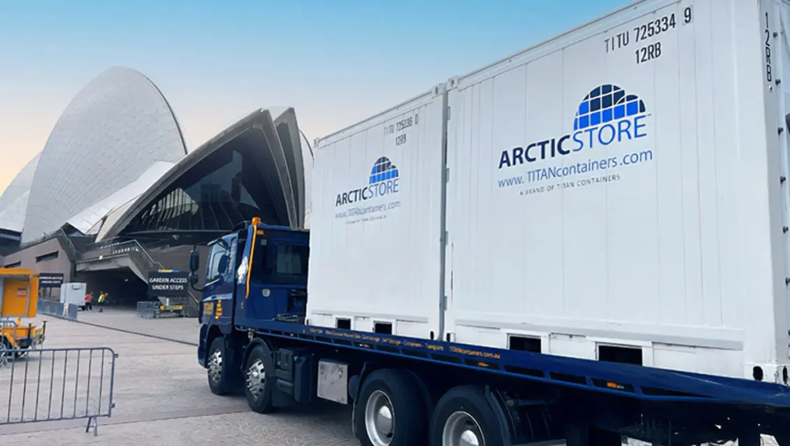 10ft ArcticStore Kølecontainer - Køleopbevaring til udlejning