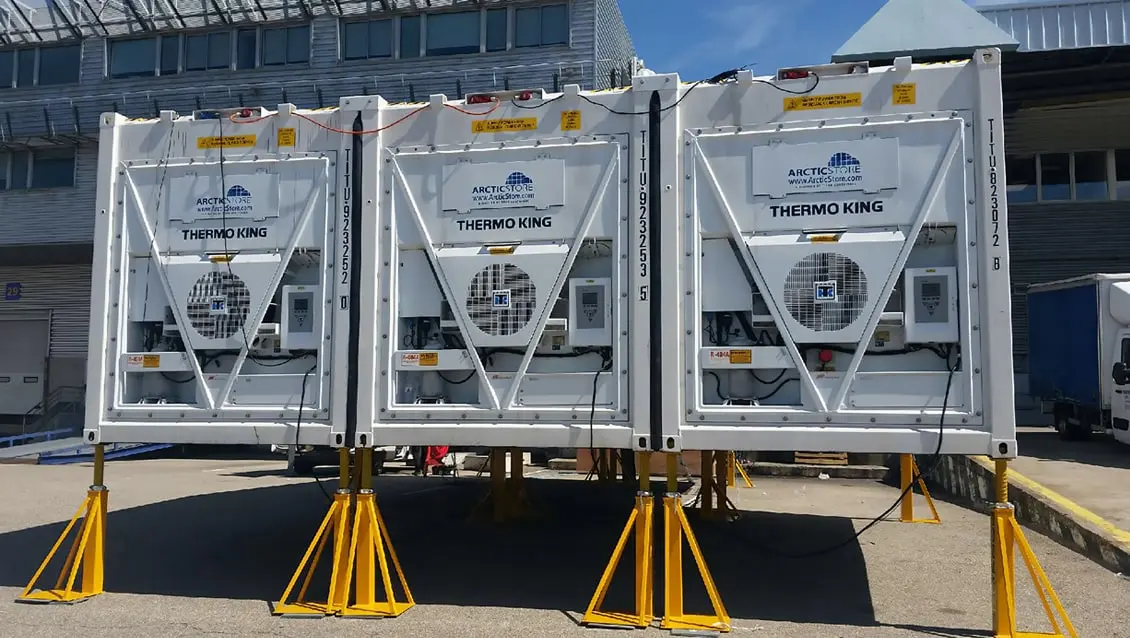 20 fods Arctic SuperStore modulære kølecontainere til udlejning