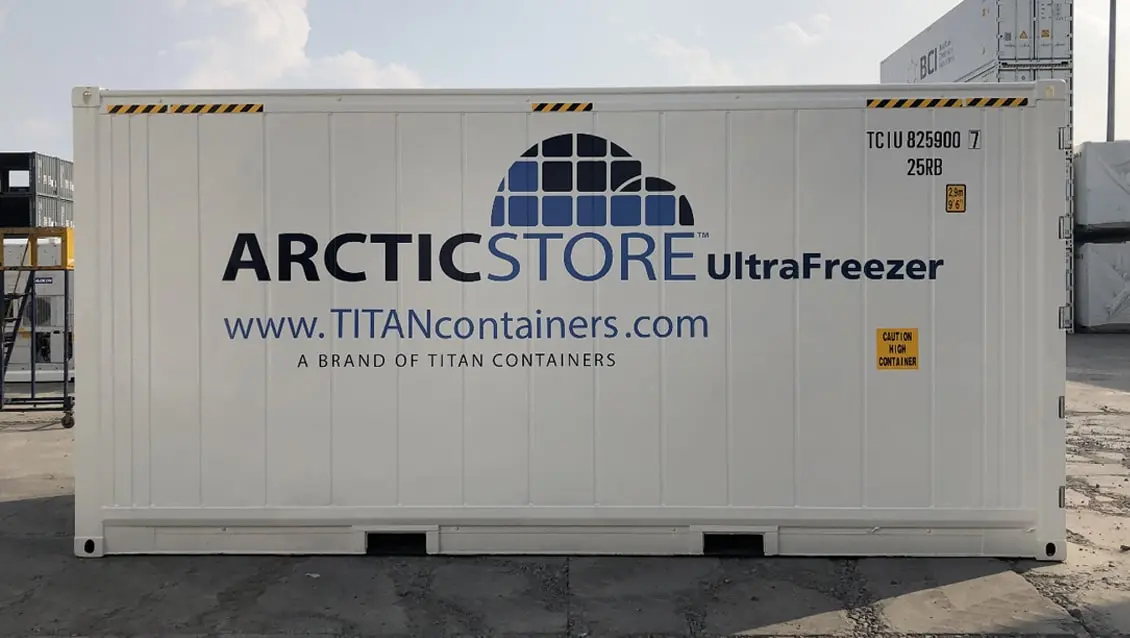 20ft Arctic UltraFreezer - Frysecontainer til udlejning