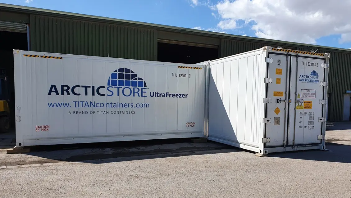 20ft Arctic UltraFreezer - Frysecontainer til udlejning