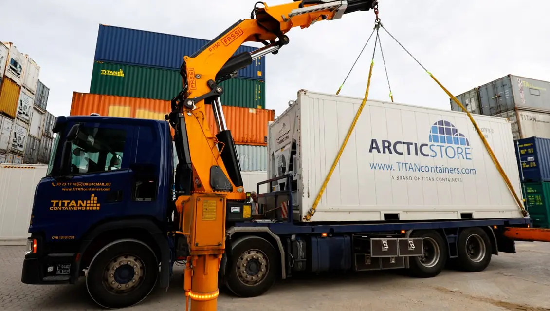 20ft ArcticStore køleopbevaringsløsninger til udlejning - kølecontainere