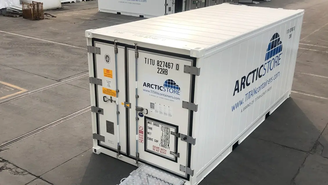20ft ArcticStore køleopbevaringsløsninger til udlejning - kølecontainere