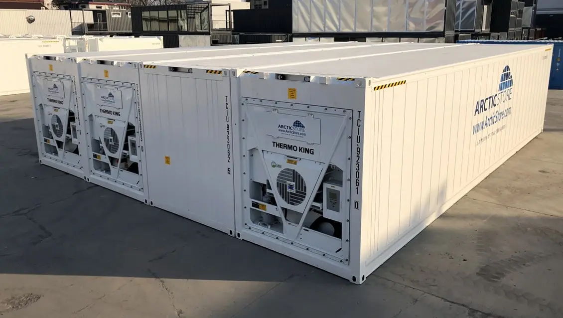 40 fods Arctic SuperStore modulære kølecontainere - køleopbevaringsløsning