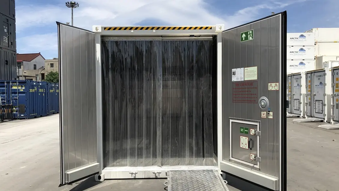 40 fods ArcticStore containere til udlejning - fantastisk køle- og fryselager