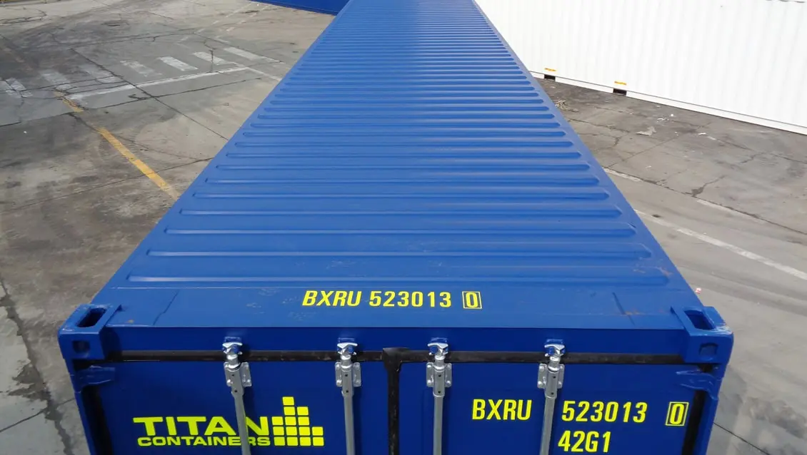 40-fods skibscontainer til leje og salg