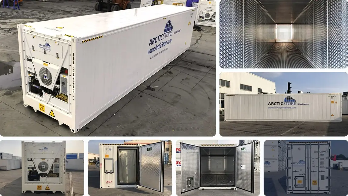 40ft UltraFreezer Kølelager - Fryse- og kølecontainere