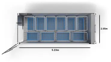 Arctic UltraFreezer 20 fods rullebure