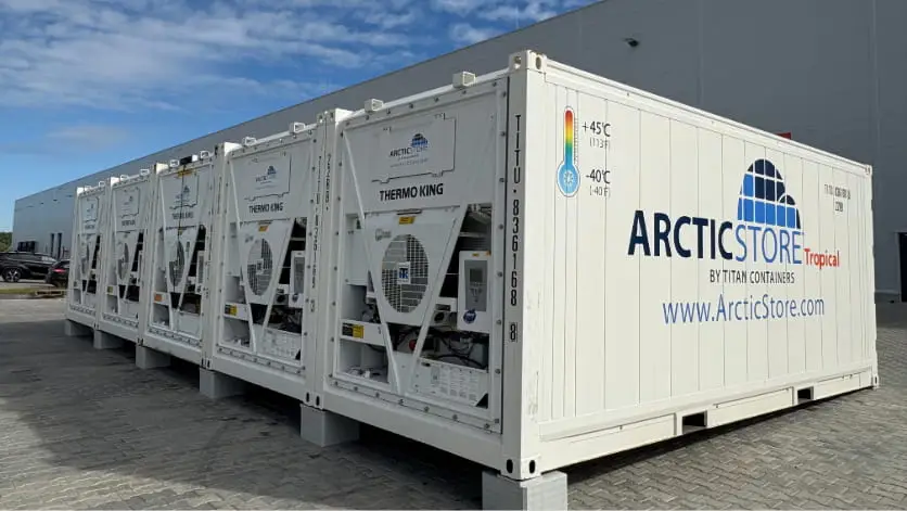 ArcticStore Container til leje - Kølecontainere