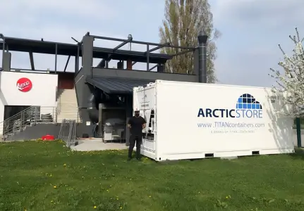 ArcticStore Køleopbevaring – 20-fods køle-/frysecontainere til leje