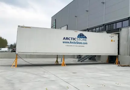 ArcticStore Køleopbevaring – 40-fods køle-/frysecontainere til leje