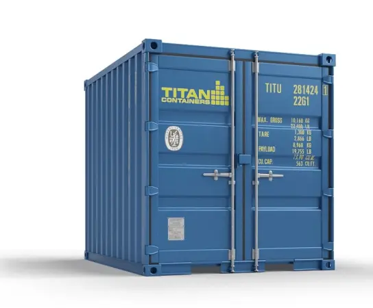 Batteriopbevaring i 10-fods container