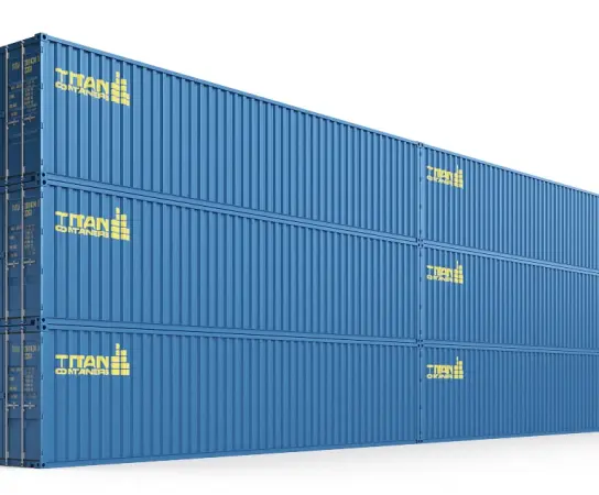 Containermur til leje 40-fods