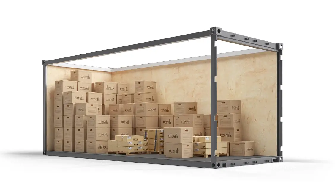 Self Storage i Solrød Strand 20 fod isoleret