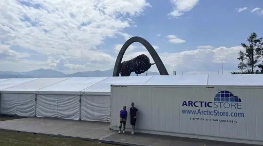 Køleopbevaring østrigsk Formula 1 Race –Køle-/frysecontainer
