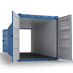 Dobbeltdørscontainer / tunnelcontainer til leje til en lav pris