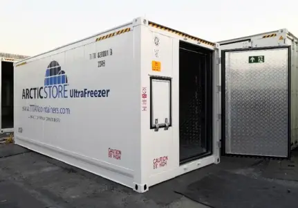 Arctic Ultrafreezer Køleopbevaring – Ultra lave temperaturer – Køle-/frysecontainere til leje