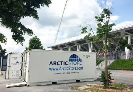ArcticStore Køleopbevaring – 20-fods køle-/frysecontainere til leje