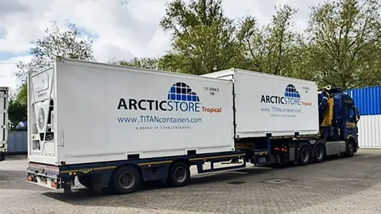 ArcticStore Refrigerated Containers for a German Trade Fair