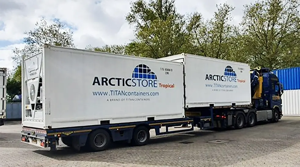 ArcticStore Refrigerated Containers for a German Trade Fair