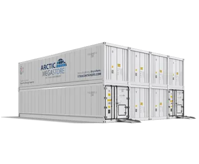 Arctic MegaStore højkapacitets modulær kølelagerløsning fra Titan Containers