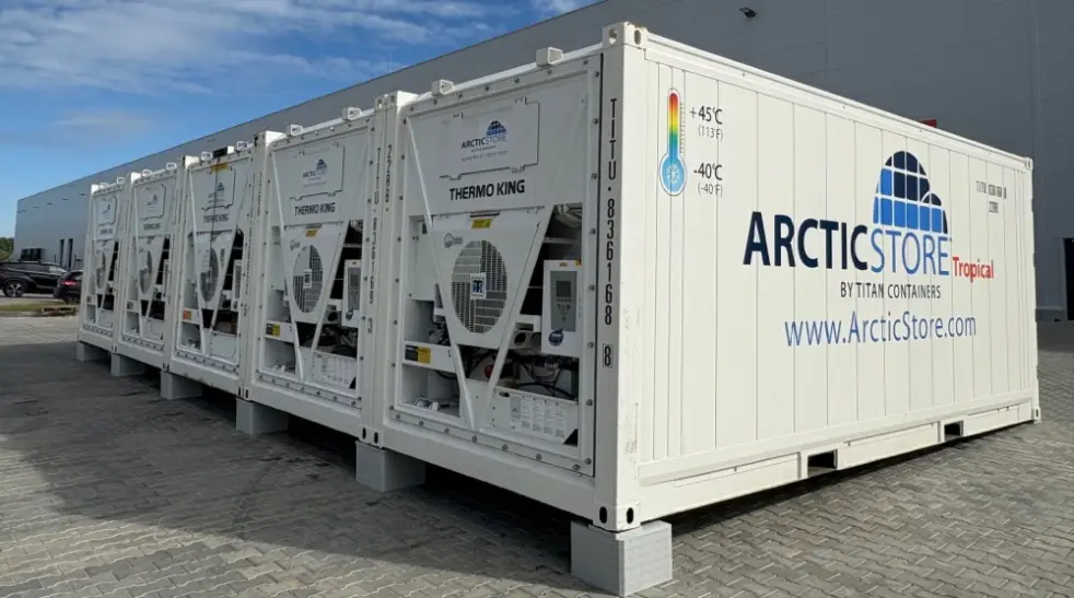ArcticStore-containere til udlejning – kølecontainere