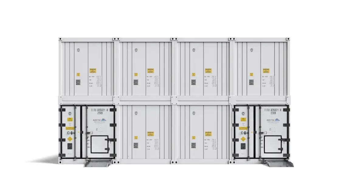 Arctic MegaStore højkapacitets modulær kølelagerløsning fra Titan Containers