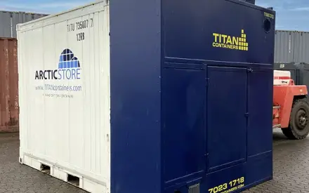 Støjdæmpende kabiner fra TITAN Containers